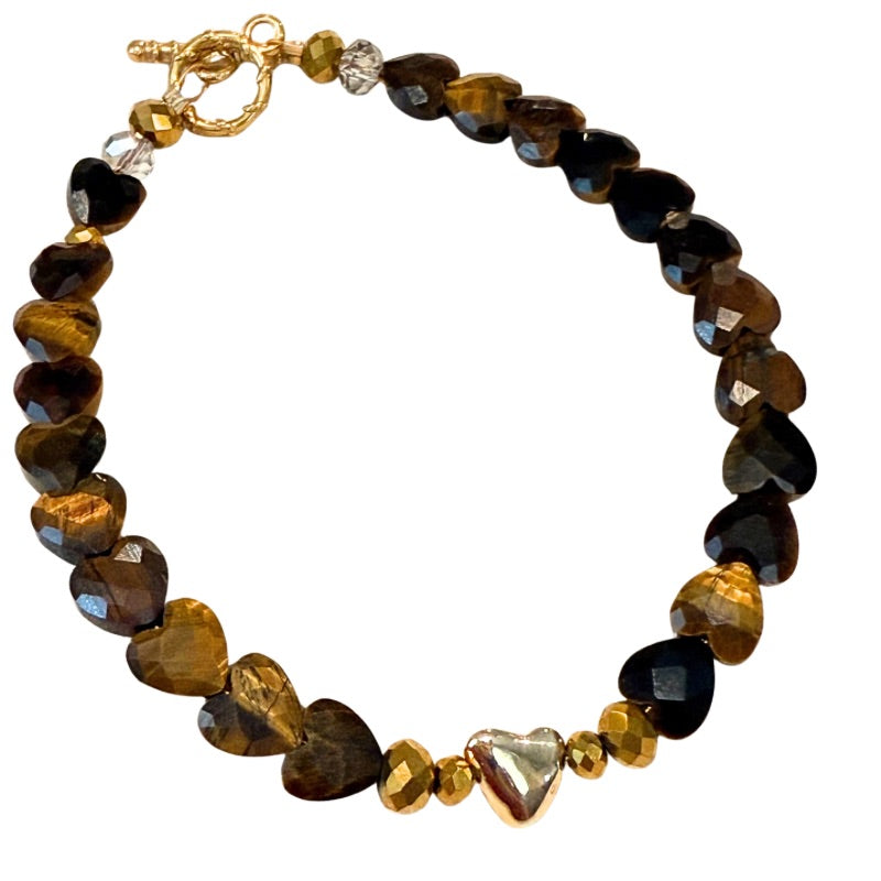 Limited Edition Mindful Pebble Heart Bracelet