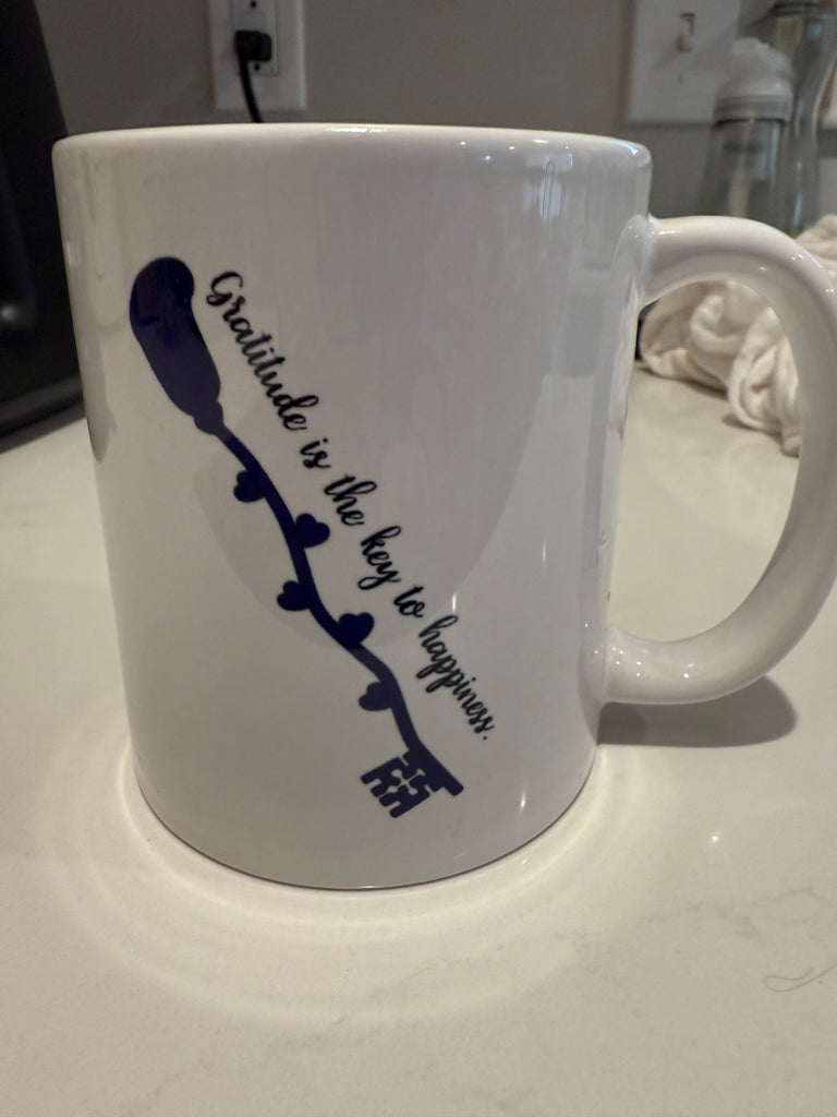 Gratitude Rose Key Necklace & Mug Holiday Bundle