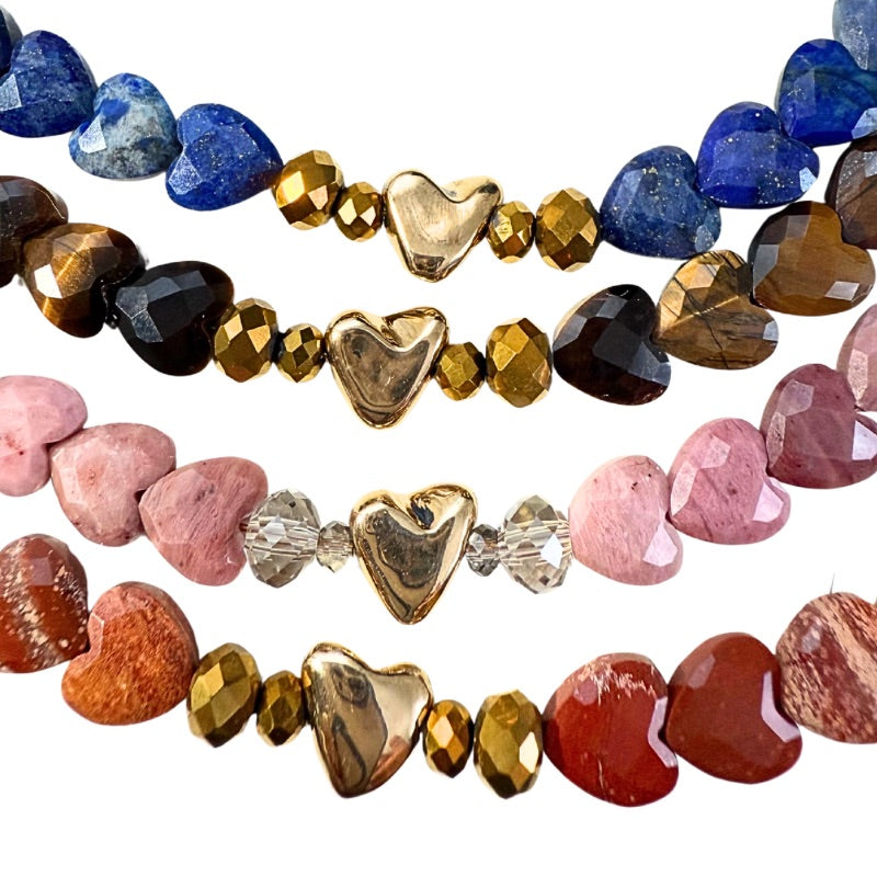 Limited Edition Mindful Pebble Heart Bracelet
