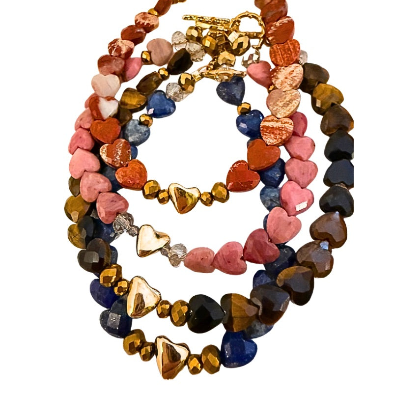 Limited Edition Mindful Pebble Heart Bracelet