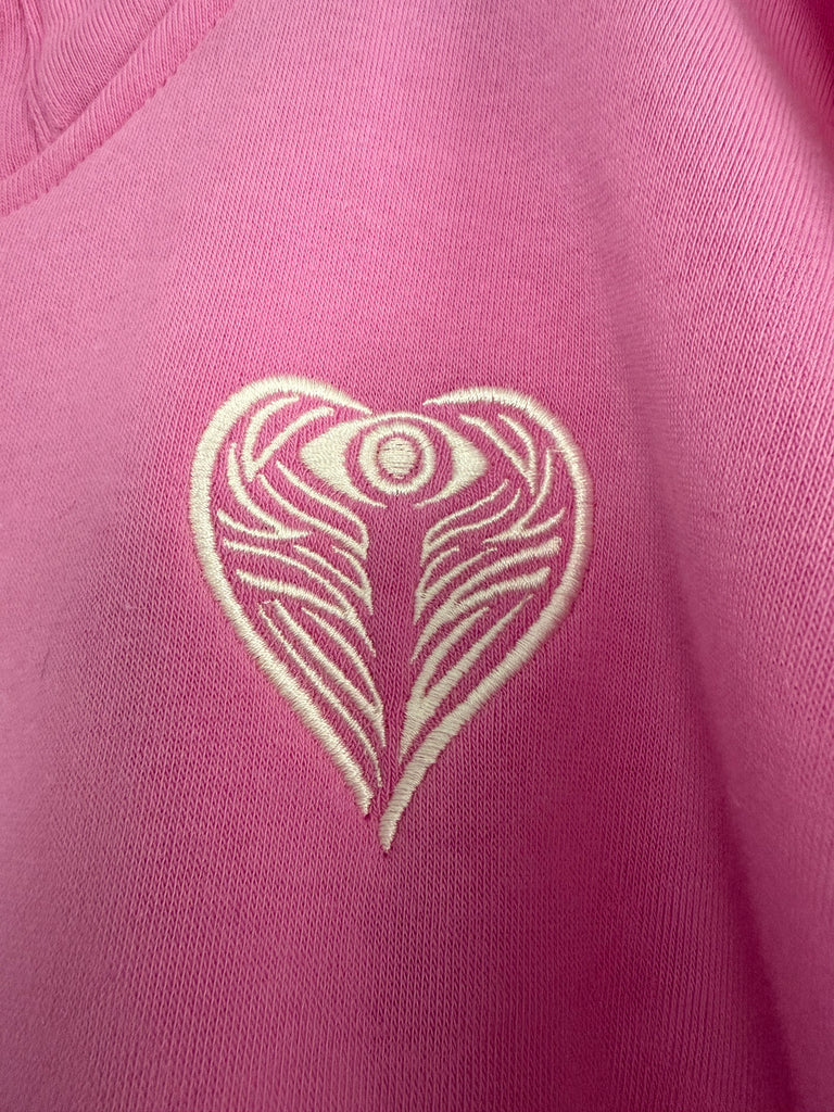 Angel on my Shoulder Bubblegum Hoodie