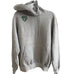 Green Embroidered AngelEyes Heart on the Shoulder Grey Hoodie