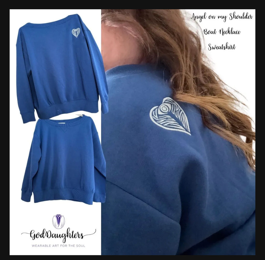 Angel on my Shoulder hobo bag sweatshirt Good Vibes Bundle