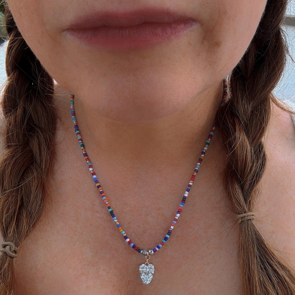 FlipFlop Heart Beaded Limited Edition Necklace