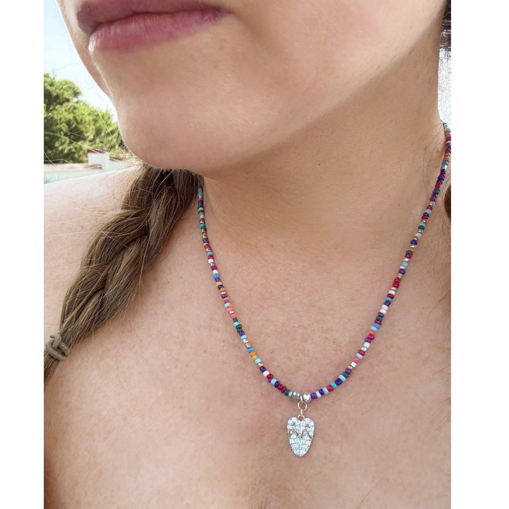 FlipFlop Heart Beaded Limited Edition Necklace