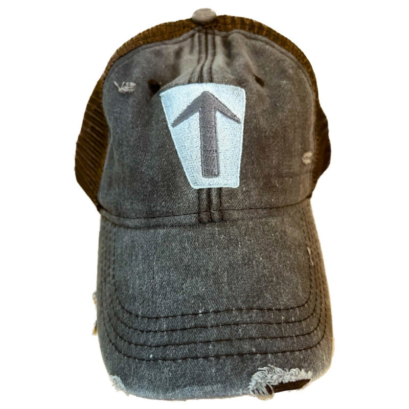 Brown Warrior Hat by Goddaughters