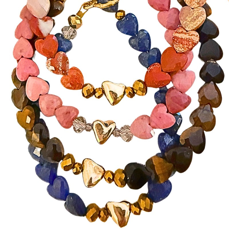 Limited Edition Mindful Pebble Heart Bracelet