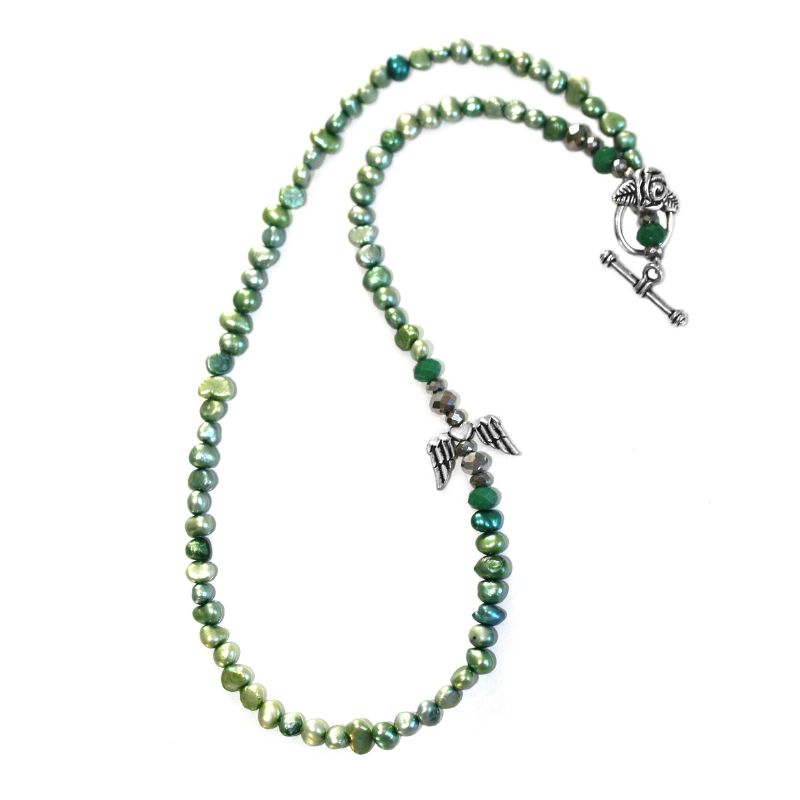 Color Therapy Angel on my Shoulder Necklace