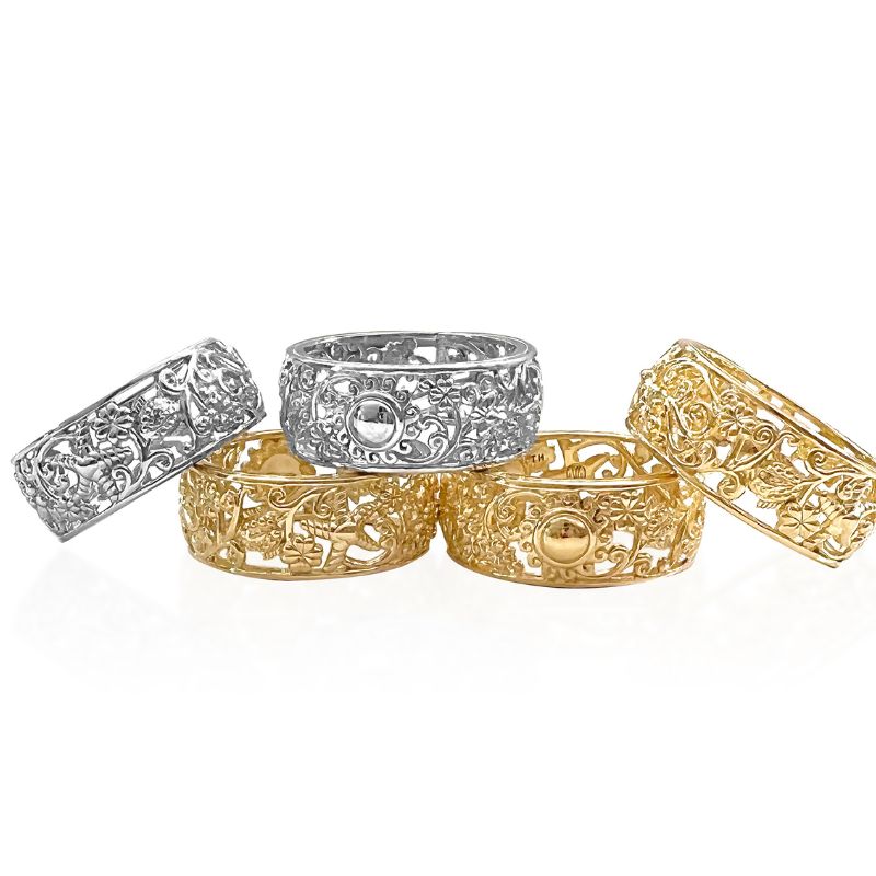 Goddaughters Goddess Power Scroll Ring