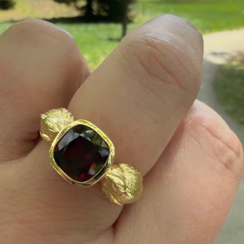 Goddaughters Garnet Cardinal Golden Ring Lifestyle