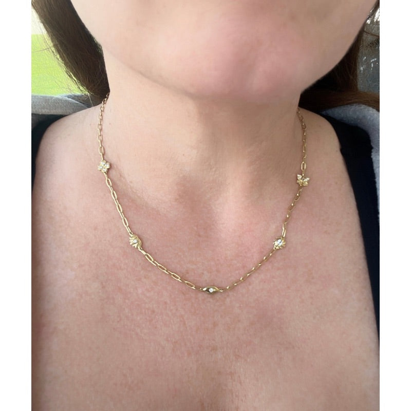 Goddaughters Gold Good Vibes Necklace Lifestyle Photo
