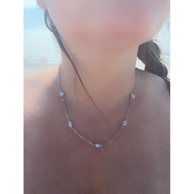Goddaughters Sterling Silver Good Vibes Necklace