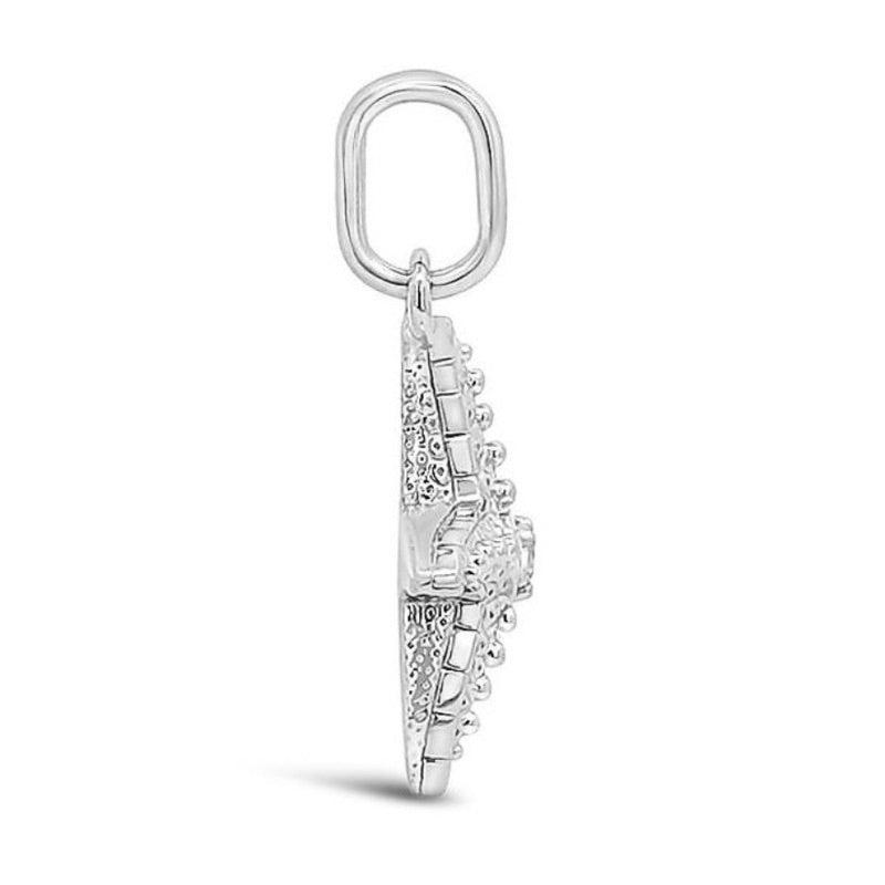 Goddaughters Sterling Silver Starfish Charm side view