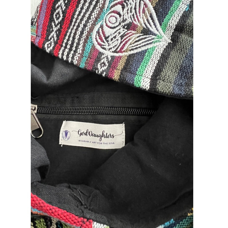 Angel on my shoulder angeleyes heart bag by Goddaughters