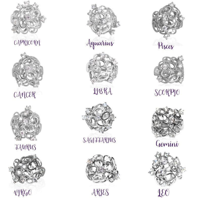 Universe Zodiac Ring & Star Bracelet Bundle