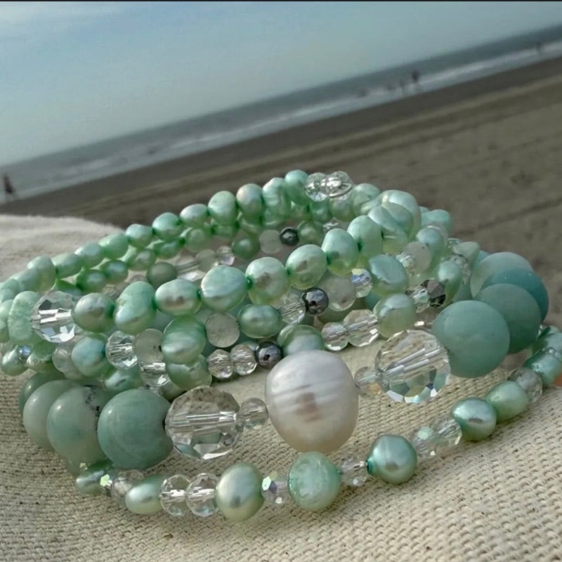 Pearl for Peace Wrap Bracelet