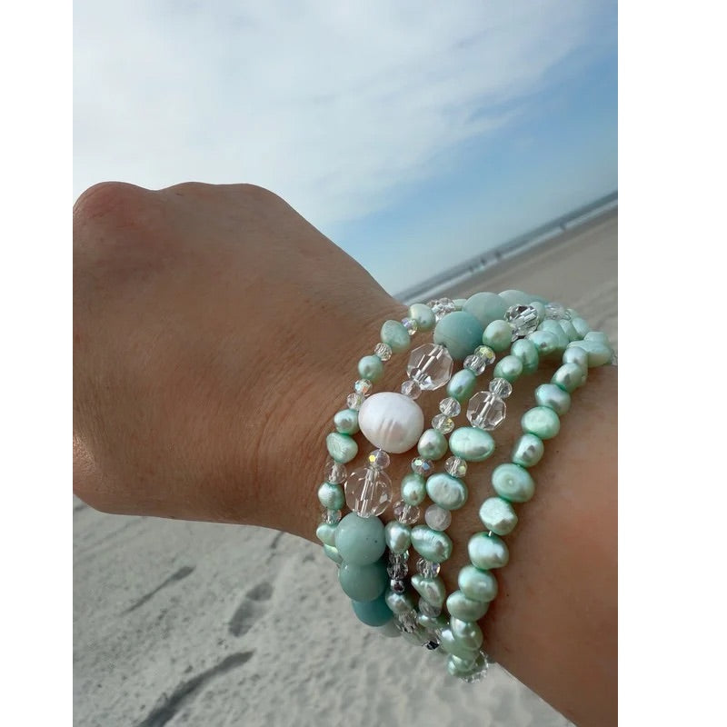 Pearl for Peace Wrap Bracelet