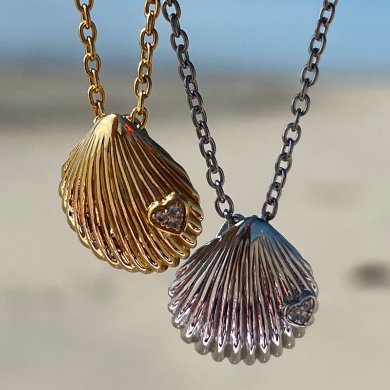 Love Shell Necklace by Goddaughters for the Summer Feeling we all love