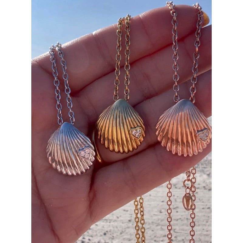 Love Shell Necklace for the Beach lover by Goddaughters