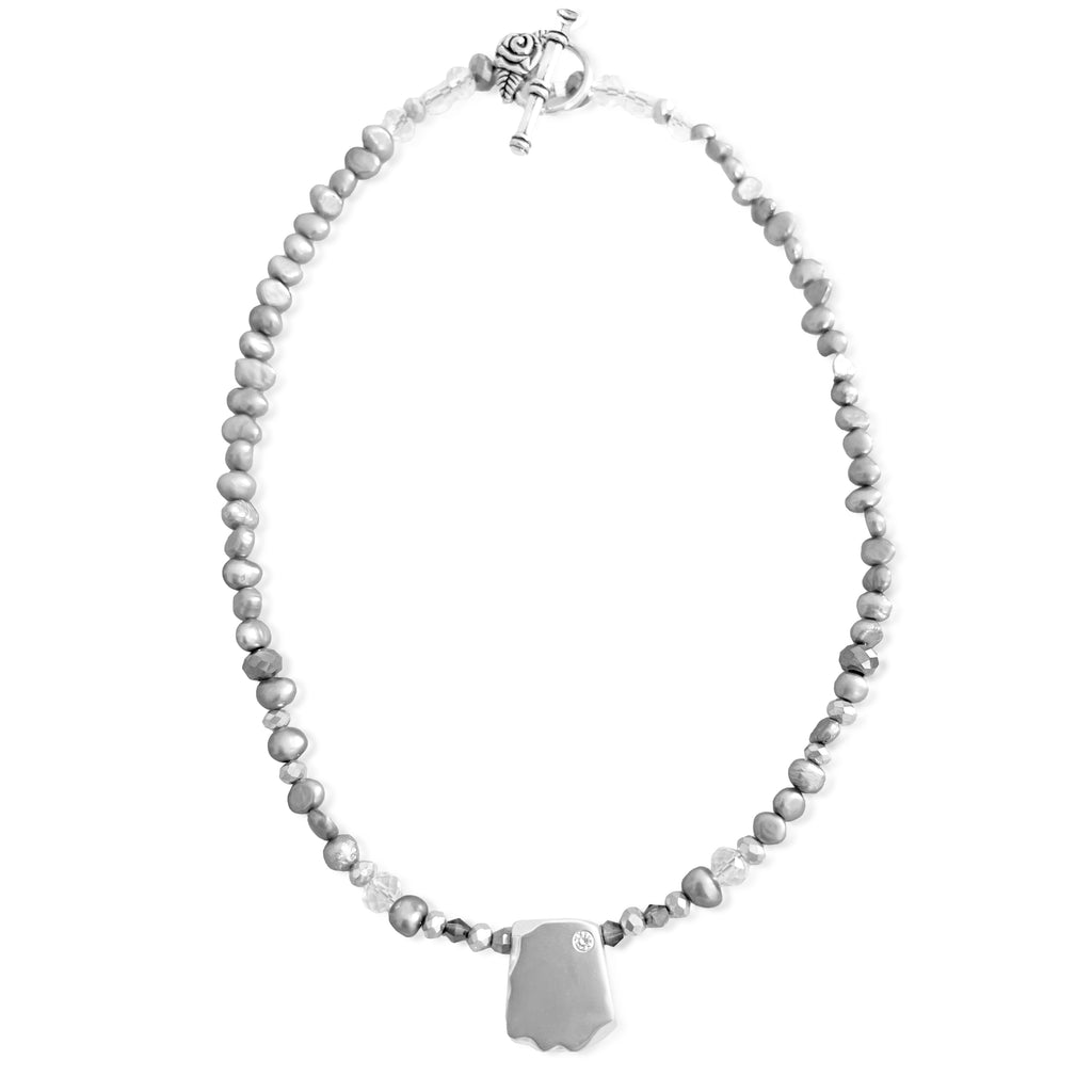 Limited Edition "Special Sale Event"Personlized Odin Petite Freshwater Pearl Necklace