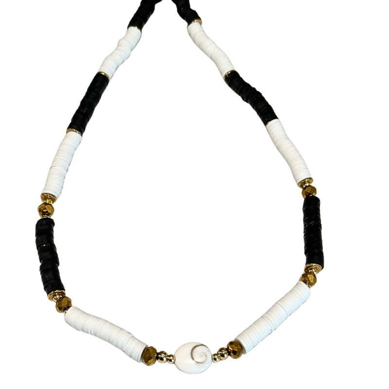 Shiva Shell Boho Necklace by Goddaughters