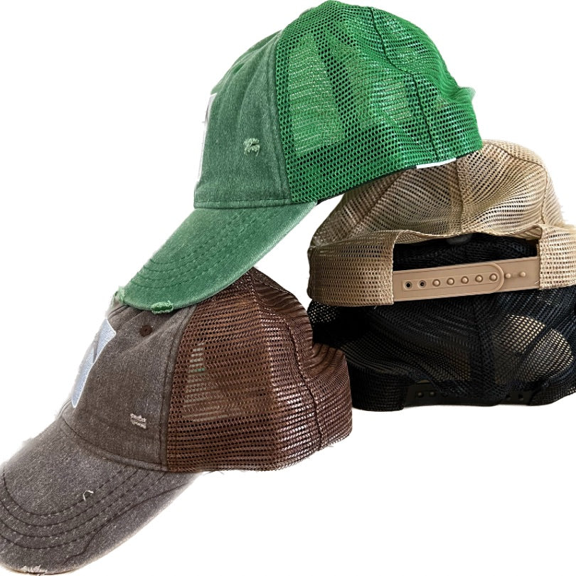 Warrior Hat Side View by Goddaughters