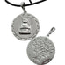 Zen Cat Meditation Medallion Necklace to help bring on your calm by Goddaughters