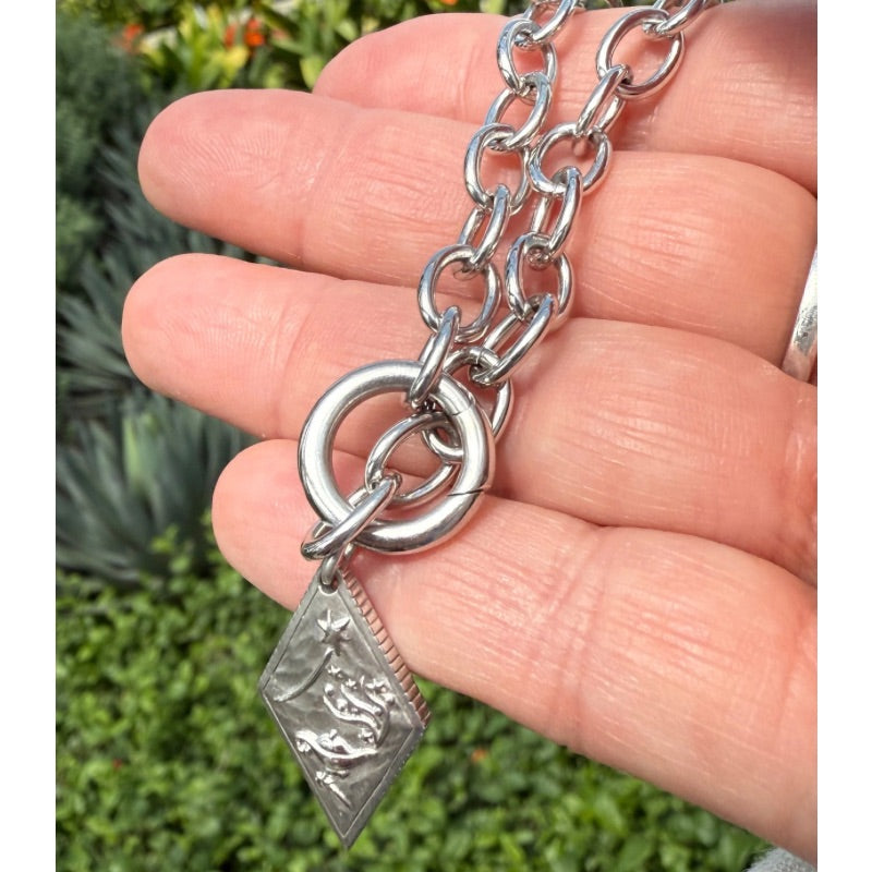Sterling_Silver_Goddaughters_ adjustable Charm_Bracelet Wearable Art for the Soul