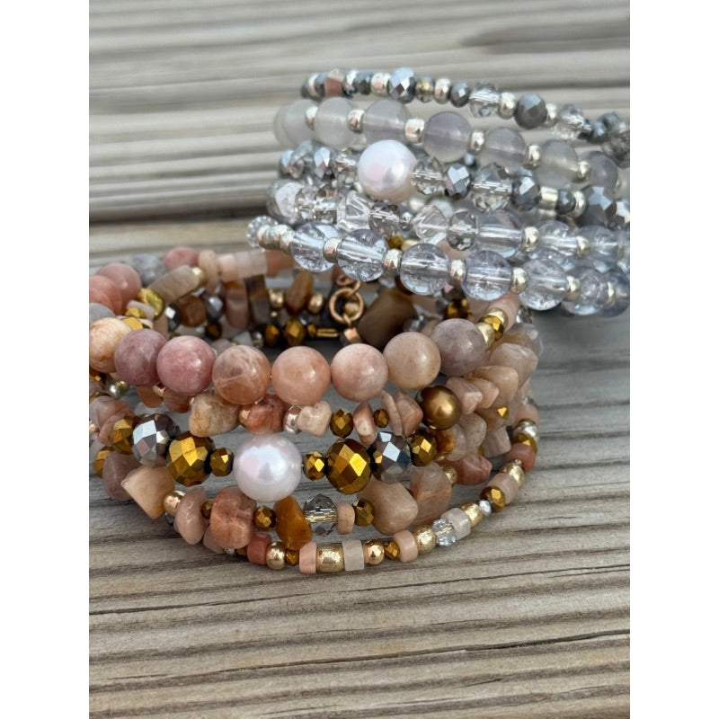 Summer wrap bracelet by Goddaughters Pearl for peace