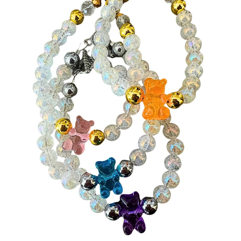 Sweets Rainbow Clear Quartz Bracelet