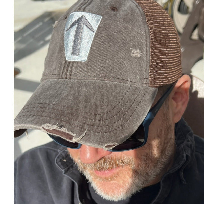 Warrior Hat Brown Unisex Hat by Goddaughters