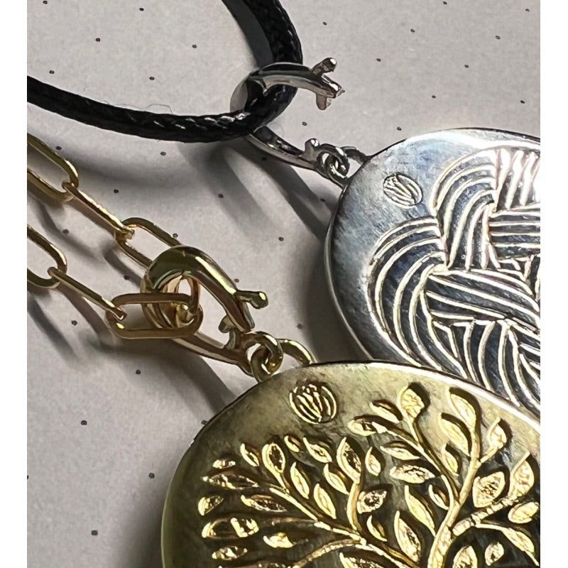 Zen Meditation Medallion Bail by Goddaughters.JPG