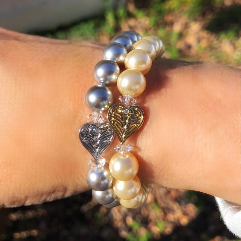 AngelEyes Heart Protection and Peace Bracelet Empowerment jewelry by Goddaughters