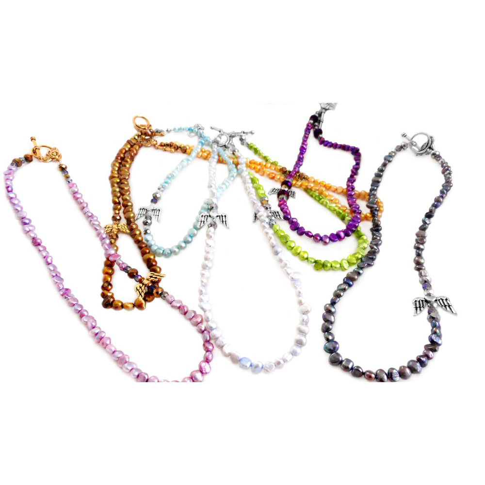 Angel On My Shoulder Color Therapy Necklace