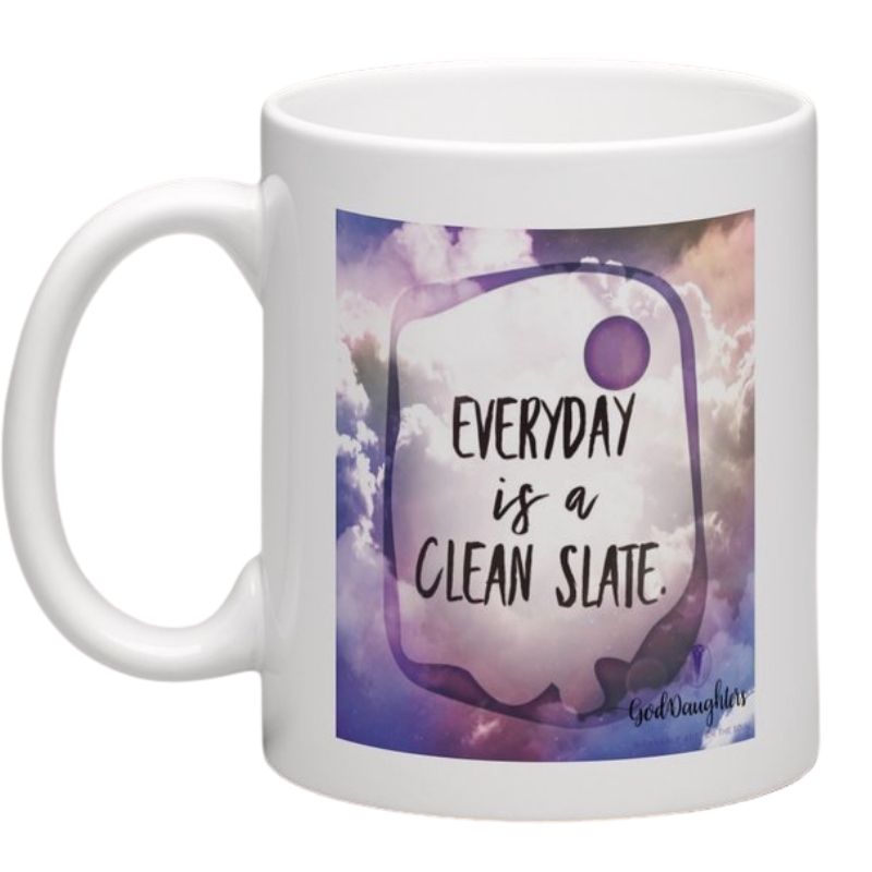 Everyday is a Clean Slate Mug by Goddaughters
