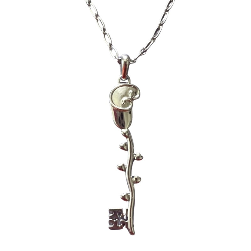 Gratitude Rose Key Necklace by Goddaughters