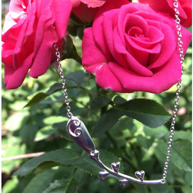 Gratitude Rose Necklace reminder to be grateful