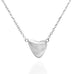 Mindful Pebble Sterling Silver Heart Necklace by The GodDaughters 