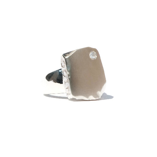 Sterling Silver with Rhodium Odin New Beginning Ring