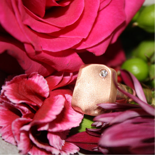 Rose Gold Odin Ring . Meaningful Jewelry that tells your story.