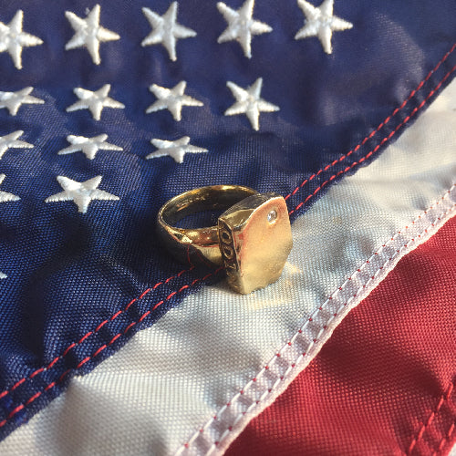 Odin New Beginning Ring is made is in the USA