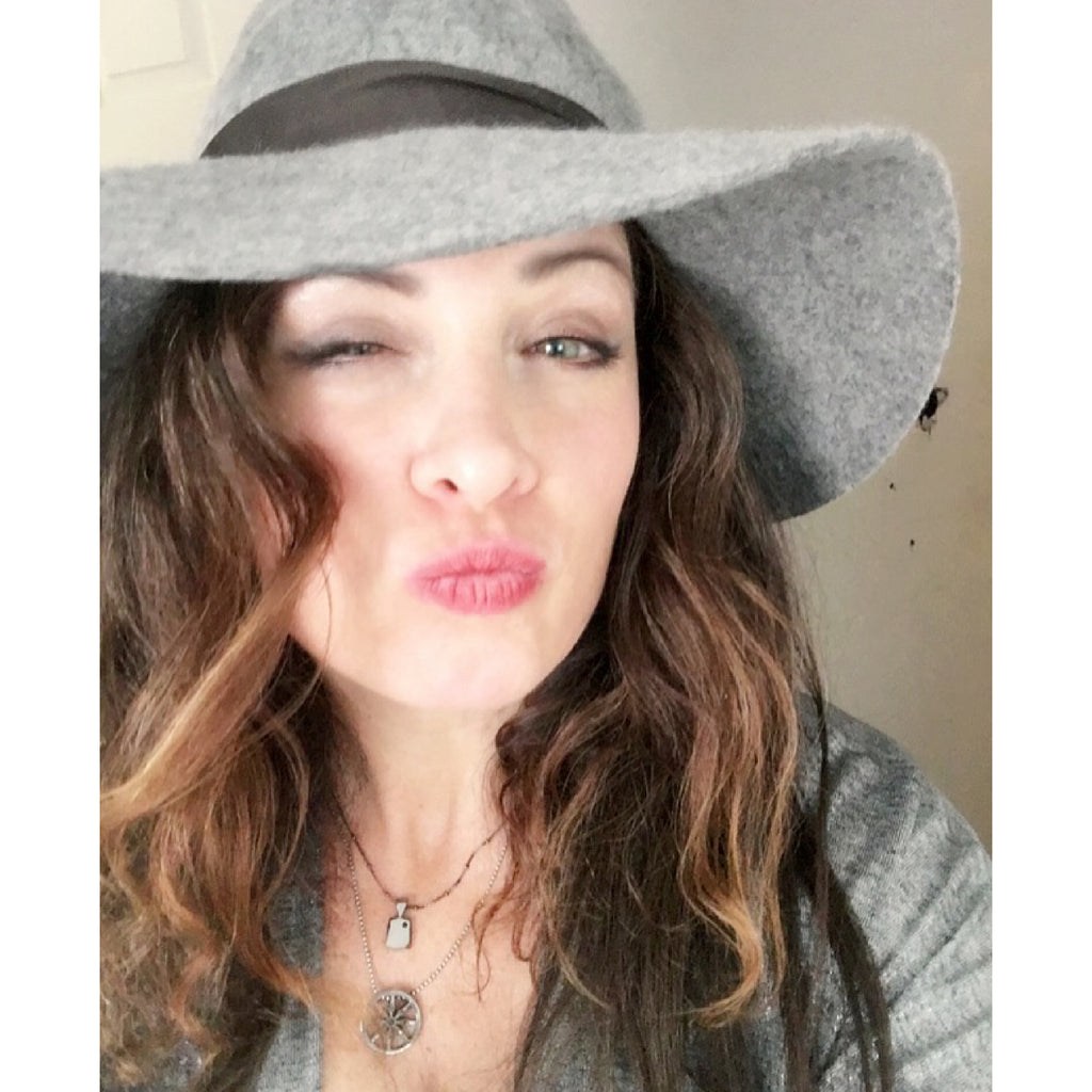 Create your own destiny with one simple thought. "I am my New Beginning" .Odin New Beginning Necklace in black rhodium with black diamond