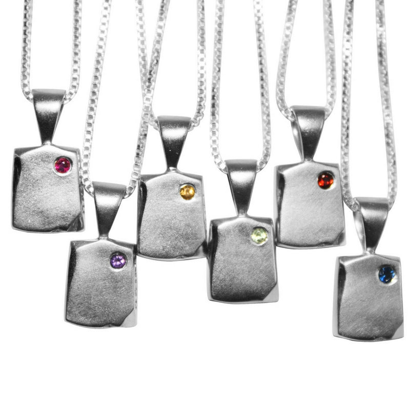 ewelry that celebrates New Beginnings Odin Petite Personalized Sterling Silver Necklace