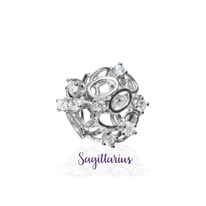 Sagittarius Zodiac Universe Ring Horoscope Jewelry by Goddaughters