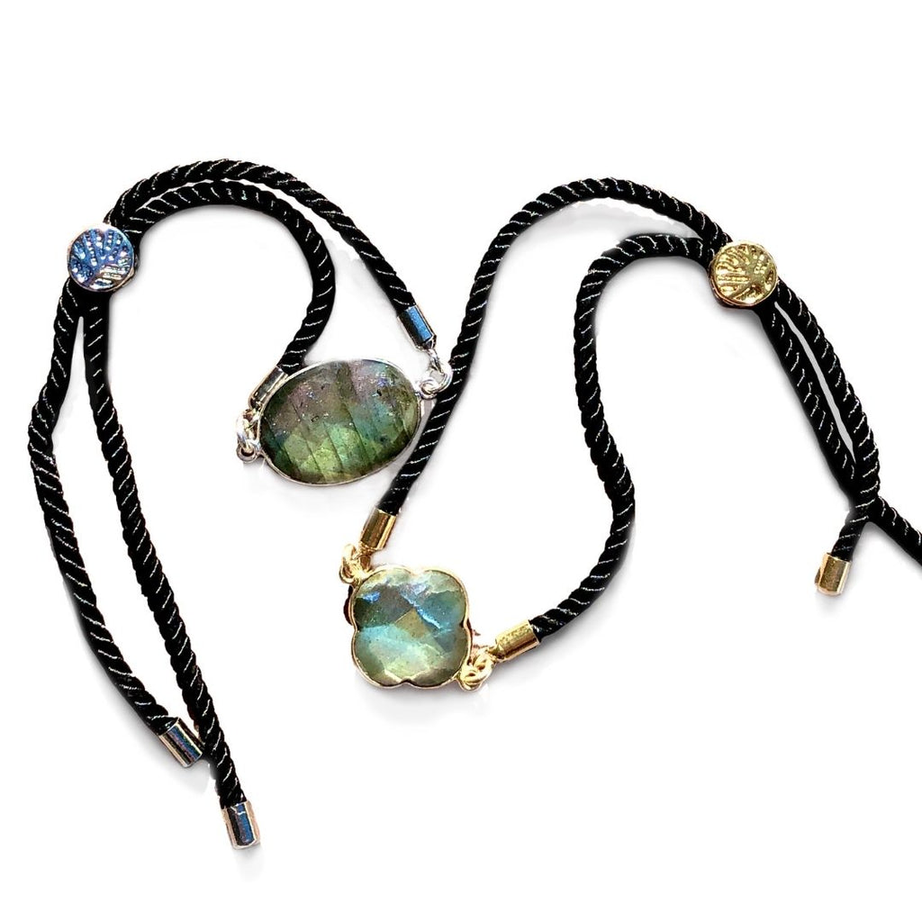 TREE OF LIFE CORD Labradorite BRACELET GODDAUGHTERS WEARABLE ART OF THE SOUL