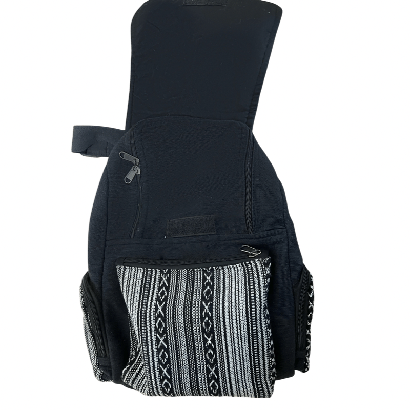 Velcrow flap main compartment