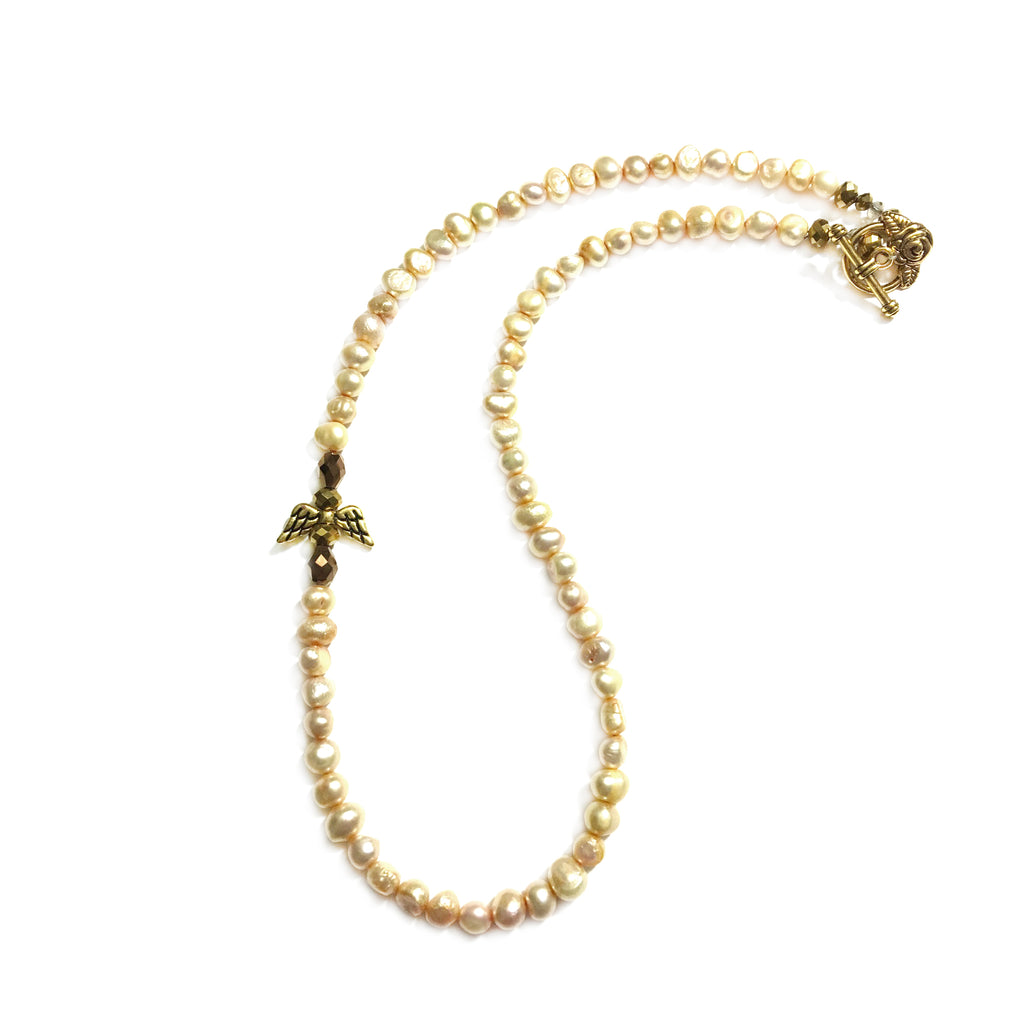 Angel On My Shoulder Color Therapy Necklace