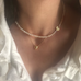 Goddaughters AngelEyes Heart on my Shoulder FreshWater Pearl Necklace 