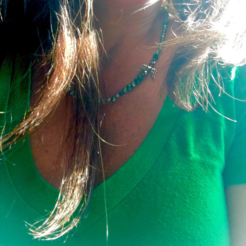 Angel On My Shoulder Color Therapy Necklace