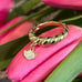 Tulip Angel Charm Ring by Angela Deegan Goddaughters 